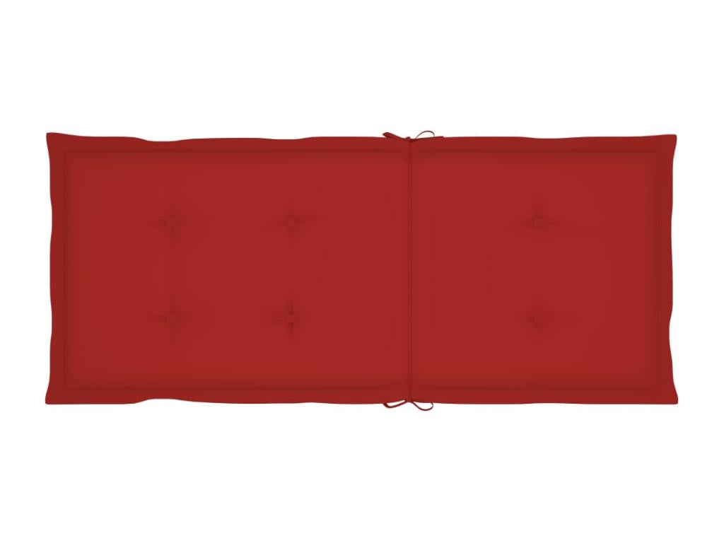 Chaises inclinables de jardin 4 pcs avec coussins Bois d'Dekonao 31 GBIM52006