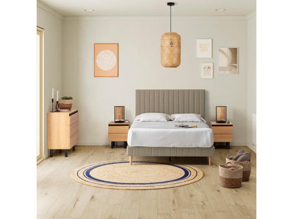 Sommier tête de lit Dekonao 140x200 cm Beige NASV86077