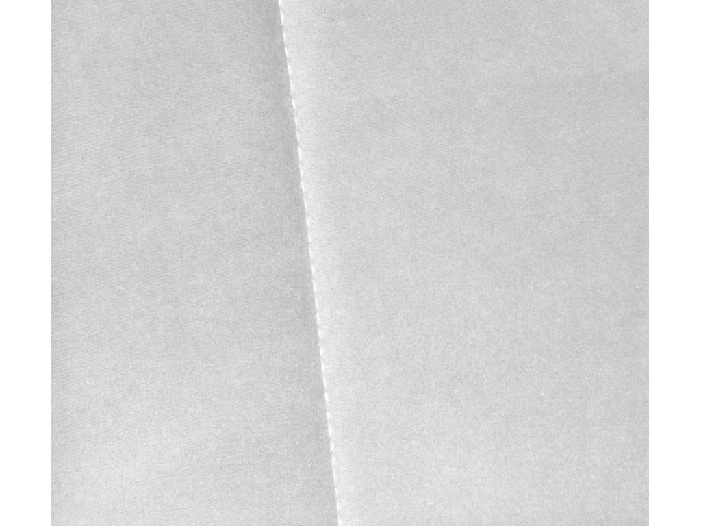 Dekonao Tête de lit en velours lisse avec trois panneaux 105x50cm Lits 105 - Blanc Visón HWXG54527