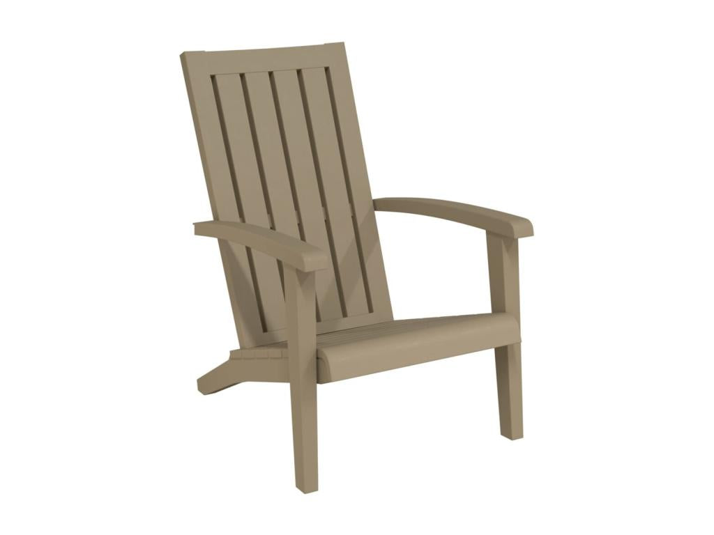 Chaises de jardin Nobellea lot de 2 marron clair PP VNVH17248