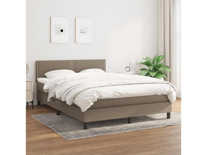 Lit à sommier tapissier avec matelas Dekonao 140x190 cm Tissu HXPU01438