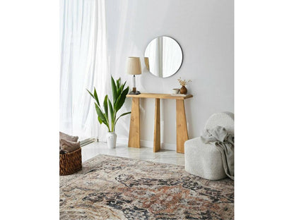 Console Nobellea Table polyvalente Armoire de rangement Bureau du couloir 100x28 h83 cm Chêne RRCE73723