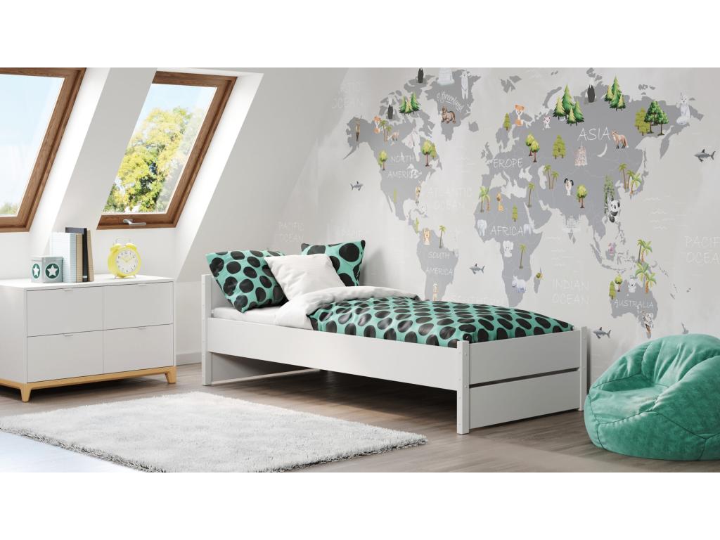 Lit simple avec matelas 160x80 USGG31301