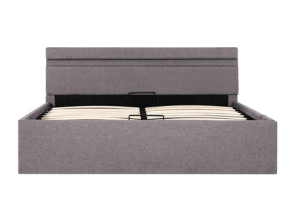 Cadre de lit à stockage hydraulique et LED Dekonao 140x200 cm XXSM96685