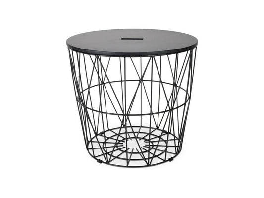 Table basse Dekonao en métal noir 49cm XORU38956