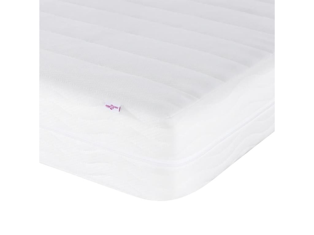 Lit avec matelas gris 80x200 cm similicuir FMID00735