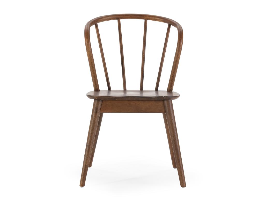 Pack 2 chaises Dekonao en bois coleur noyer ACKW93540