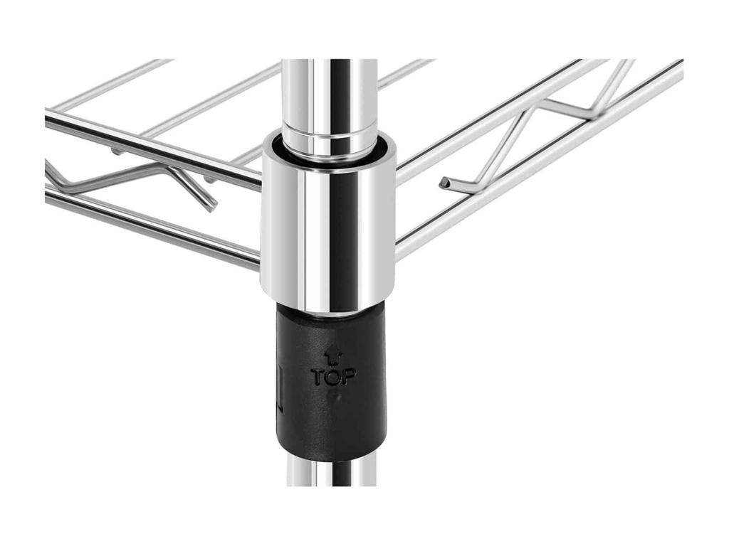 Étagère métallique 60 x métal argentée 60x45x190 cm 14 0005194 USHK83835