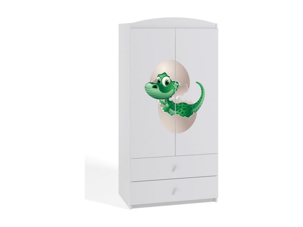 Armoire 2 portes enfant petit dinosaure Dekonao PKNK43559