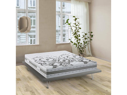 Matelas double Dekonao matelas en mousse à mémoire de forme et Waterfoam Made in Italy anti-acariens et hypoallergénique 160x190h 22 cm ZHNI11059