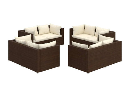 Salon de jardin meuble résine marron 70x70x60.5 cm 02 0017707 CIIV83159