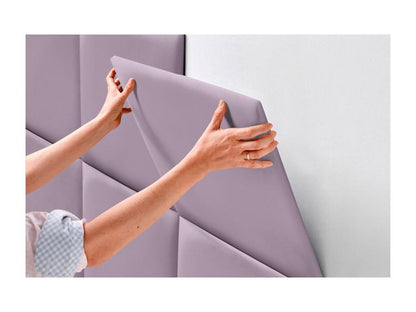 Dekonao Tête de lit capitonnée en similicuir de qualité Dekonaoérieure composée de panneaux autocollants interchangeables Dekonao 95 cm  EPQQ59999