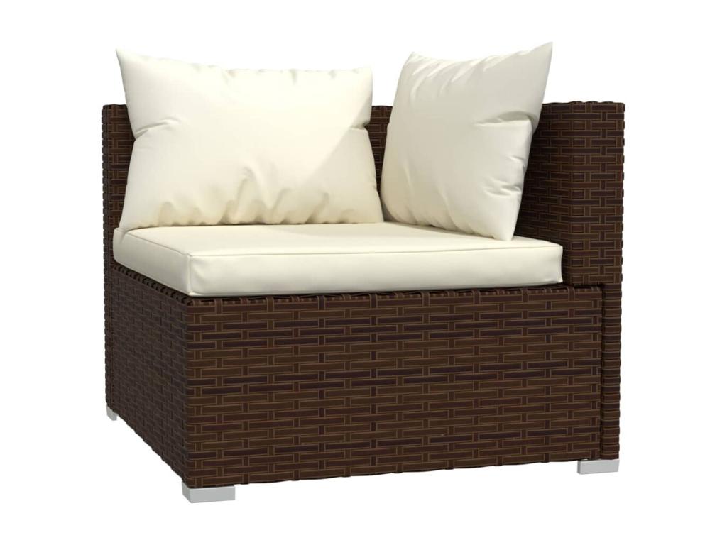Salon de jardin meuble résine marron 70x70x60.5 cm 02 0017707 CIIV83159