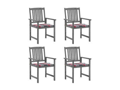 Chaises de metteur en scène avec coussins 4 pcs Gris Dekonao 20 MRIQ15866