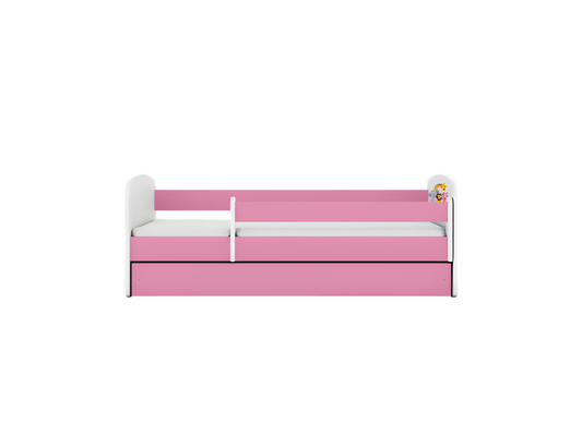 Lit Dekonao rose Dekonao sans tiroir avec matelas 140/70 SKPQ62315