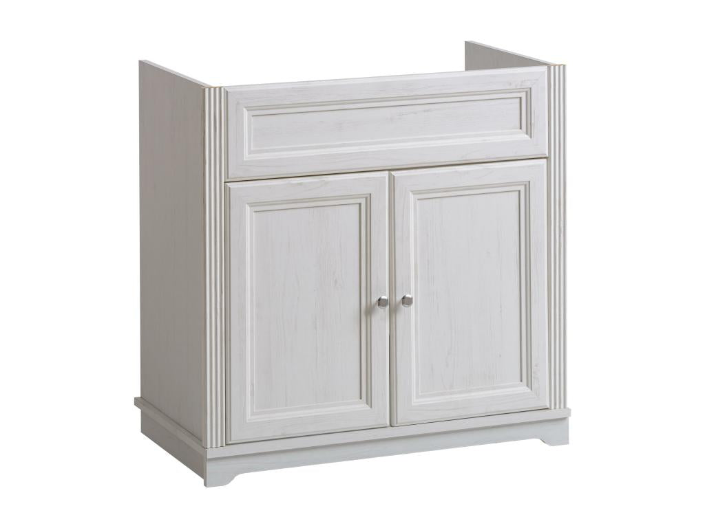 Armoire Sous Lavabos Nobellea CUW80 2D 80x46x79 Blanc FFDZ30192