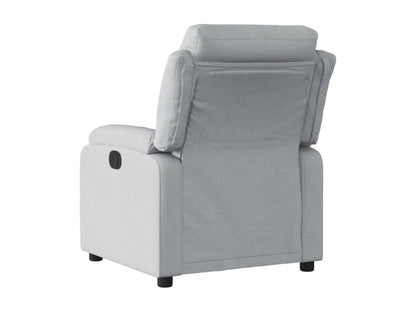 Fauteuil inclinable électrique Gris clair Tissu RLUH70769