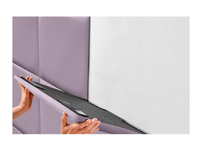 Dekonao Tête de lit capitonnée en similicuir de qualité Dekonaoérieure composée de panneaux autocollants interchangeables Dekonao 95 cm  EPQQ59999