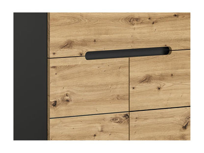 Dekonao meuble à chaussures 1 tiroir 2 portes chêne décor. MDET49830