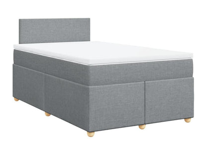 Sommier à Dekonao de lit avec matelas Gris clair 120x200cm Tissu AFKF99218