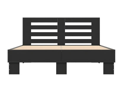 Cadre de lit sans matelas noir 140x200 cm YMGI13235