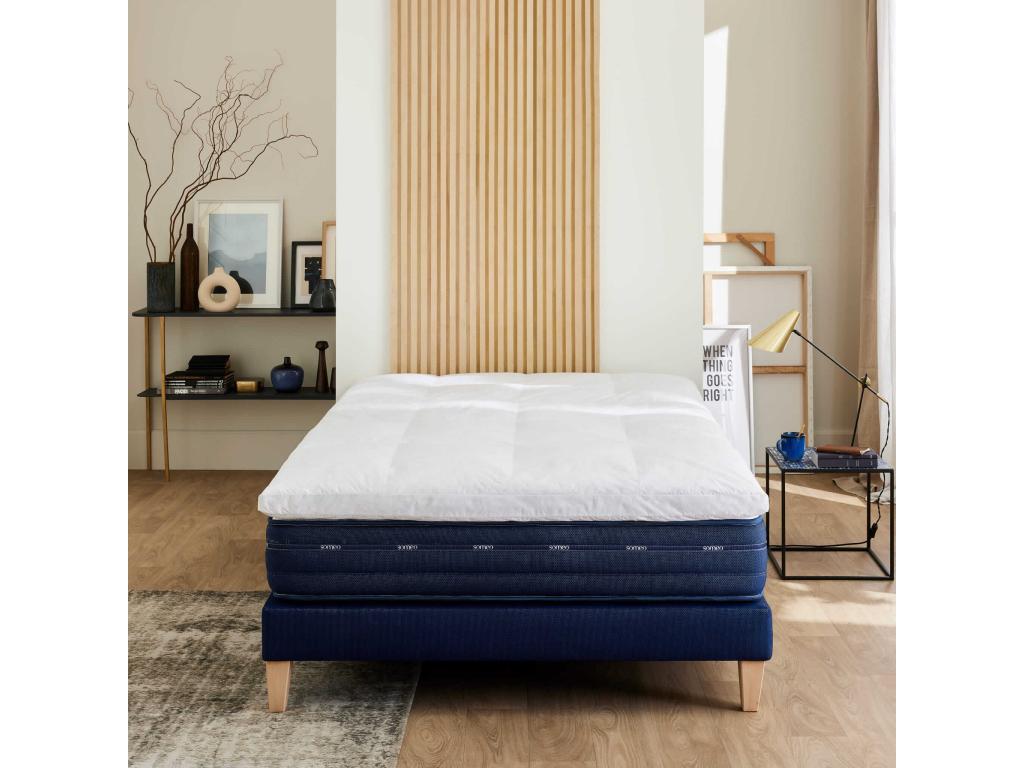 Surmatelas duvet et plumes de canard - Nobellea 200x200 KRJN88073