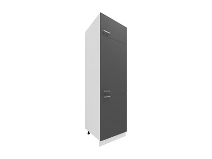 Boisona Armoire de cuisine largeur 60 cm Armoire haute Cuisine Meubles de cuisine Boisona Blanc / Anthracite NSAR04203