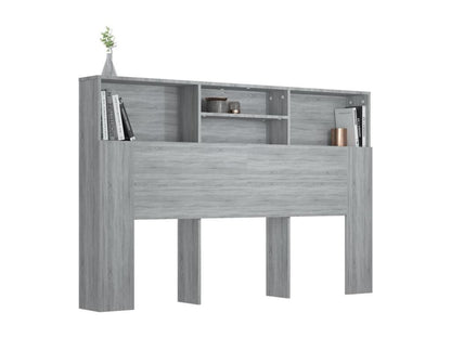 Armoire de tête de lit Dekonao gris 160x19x103.5 cm OROK32428