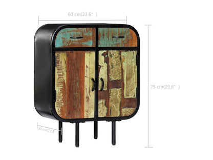 Buffet 60x30x75 cm Bois de récupération massif NOQT61838