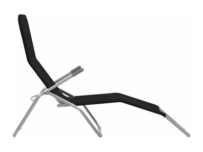 Chaises longues transat pliables noire 142x60x97 cm 02 0011951 FWTQ87576