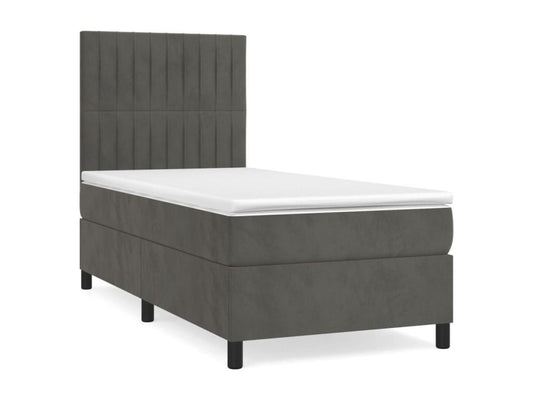Sommier à Dekonao de lit avec matelas Gris foncé 100x200 cm BWBZ95299