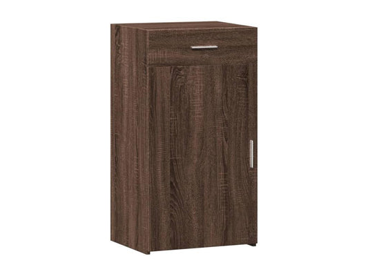 Buffet chêne marron 50x42.5x93 cm bois d'ingénierie PYGW46531