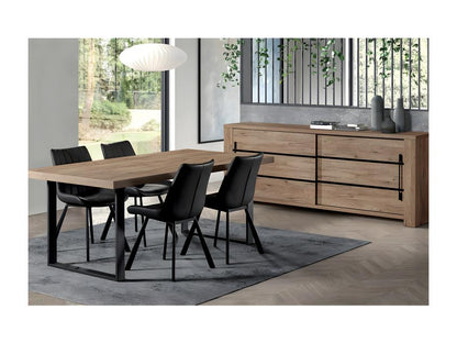 Dekonao - Ensemble Buffet Table 170cm Aspect Bois IWAS38427