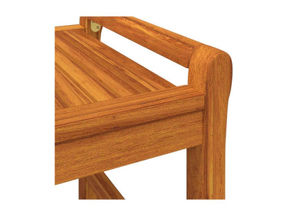 Salon de jardin avec coussins blanc crème 2 pcs Bois massif MCCQ40587