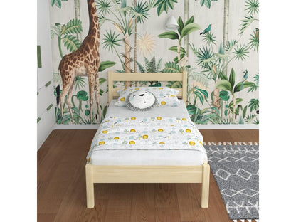 Lit simple en bois N01 Pin Clair 80x200 PHDL62444