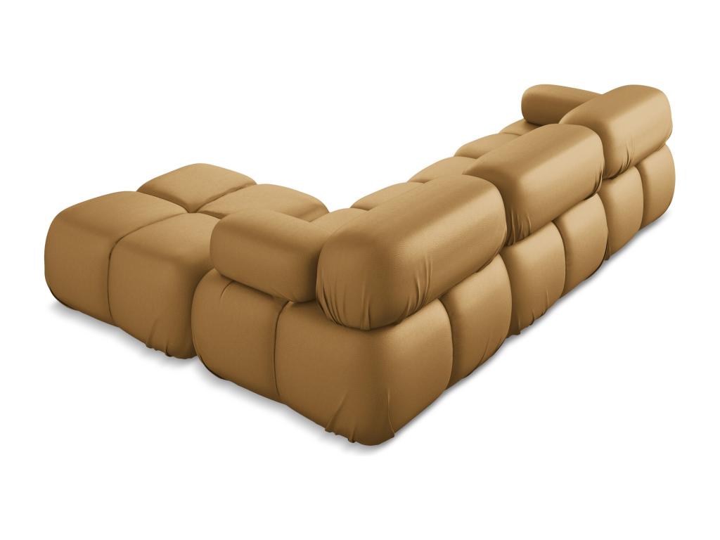 Canapé d'angle modulaire reversible en Cuir artificiel - Dekonao FTRR73921