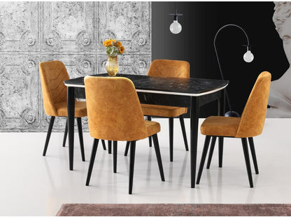 Table à manger extensible Dekonao et Blanc OFCR34928