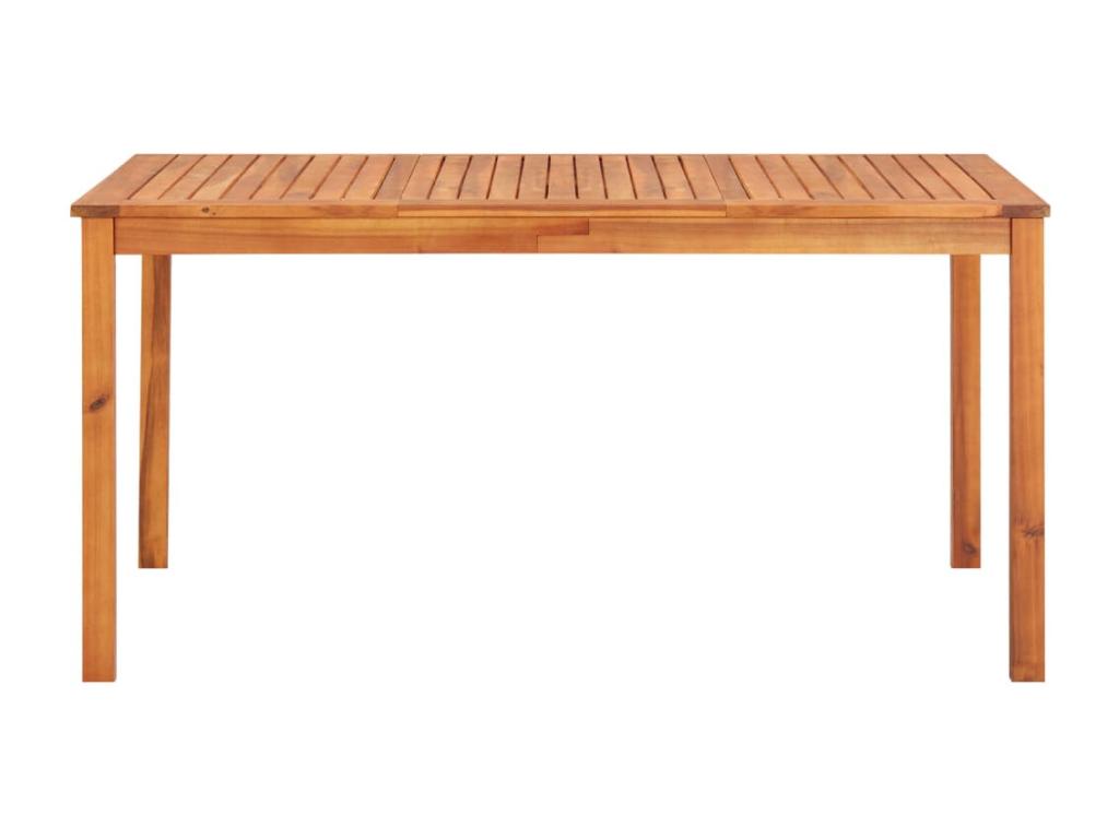 Mobilier à dîner d'extérieur 7 pièces et coussins Dekonao solide PNTN03449