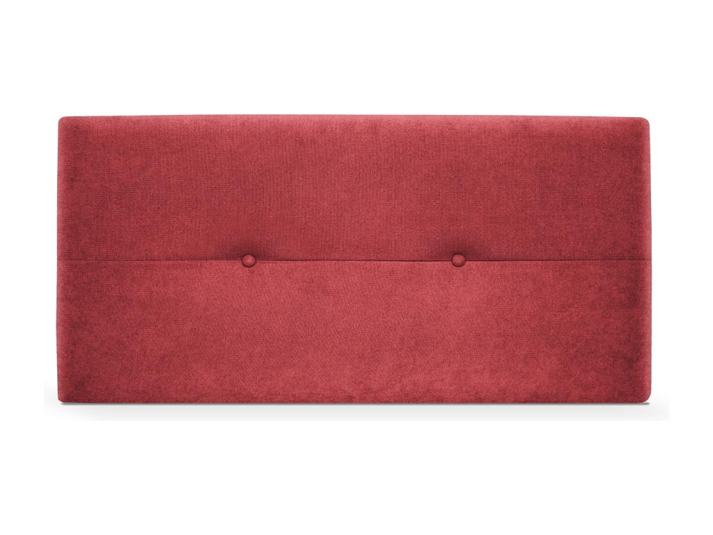 Dekonao Tête de lit en tissu Dekonao avec Boutons 105x50cm Lits 105 - Rouge SUPV63207