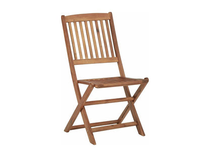 Chaises pliables d'extérieur 6 pièces Bois d'Dekonao solide AIWK59991