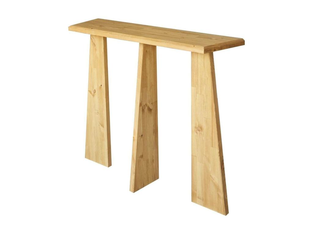 Console Nobellea Table polyvalente Armoire de rangement Bureau du couloir 100x28 h83 cm Chêne RRCE73723