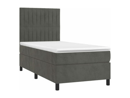Sommier à Dekonao de lit avec matelas Gris foncé 100x200 cm BWBZ95299
