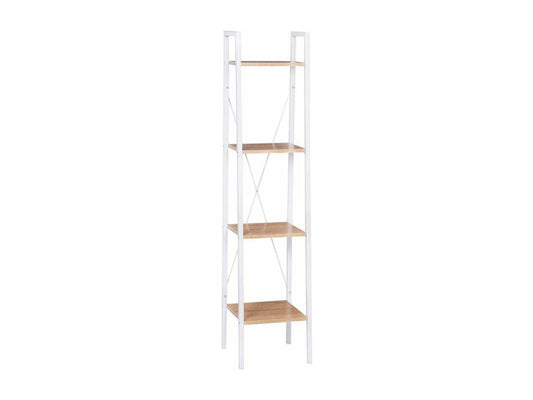 Étagère sur pied en métal blanche 34x35x148 cm 19 0000586 FKQW49160