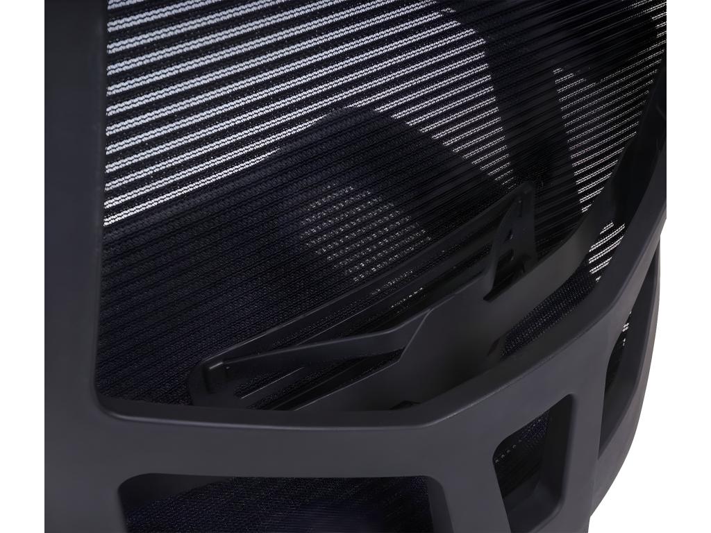 Chaise de bureau Dekonao-A58 noir/noir BAGD78403