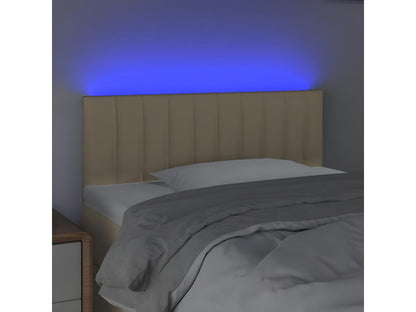 Tête de lit à LED Crème 90x5x78/88 cm Tissu AXHO13663