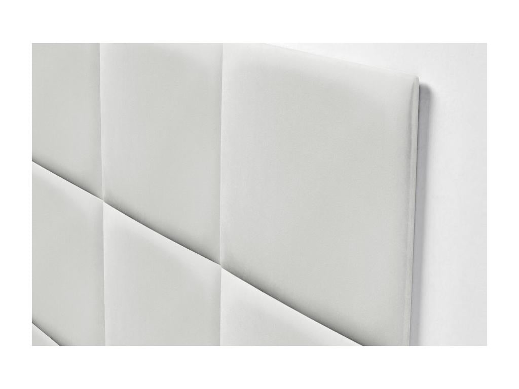 Dekonao Tête delit Tapissée en velours de qualité Dekonaoérieure composée de panneaux autocollants interchangeables pour chambre blanc 80 cm  ZHCP09795