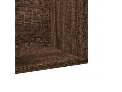 Armoires murales 2pcs chêne marron 75x18x16.5cm bois ingénierie KCXQ89279