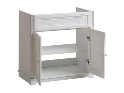 Armoire Sous Lavabos Nobellea CUW80 2D 80x46x79 Blanc FFDZ30192