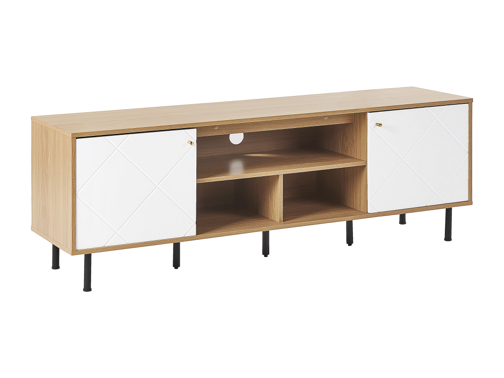 Meuble TV Dekonao Marron/blanc KZZJ21281