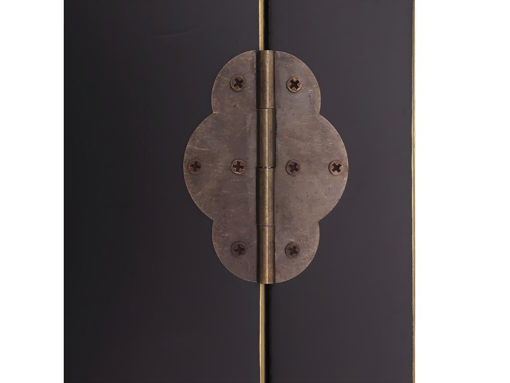 Dekonao NOIR - Chevet 2 Portes et 1 Tiroir YBIZ07063